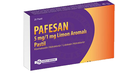 PAFESAN 5 MG/1 MG LIMON AROMALI PASTIL  (20 PASTIL)
